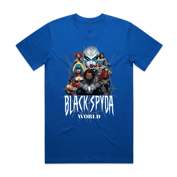 Black Spyda World Tee - Blue