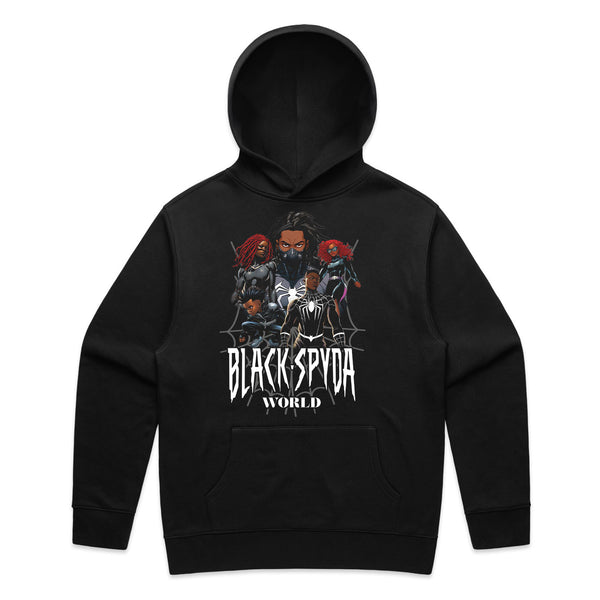 Black Spyda Family Hoodie - Black