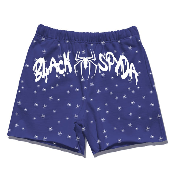 BLACK SPYDA ALL OVER SHORTS - ROYAL