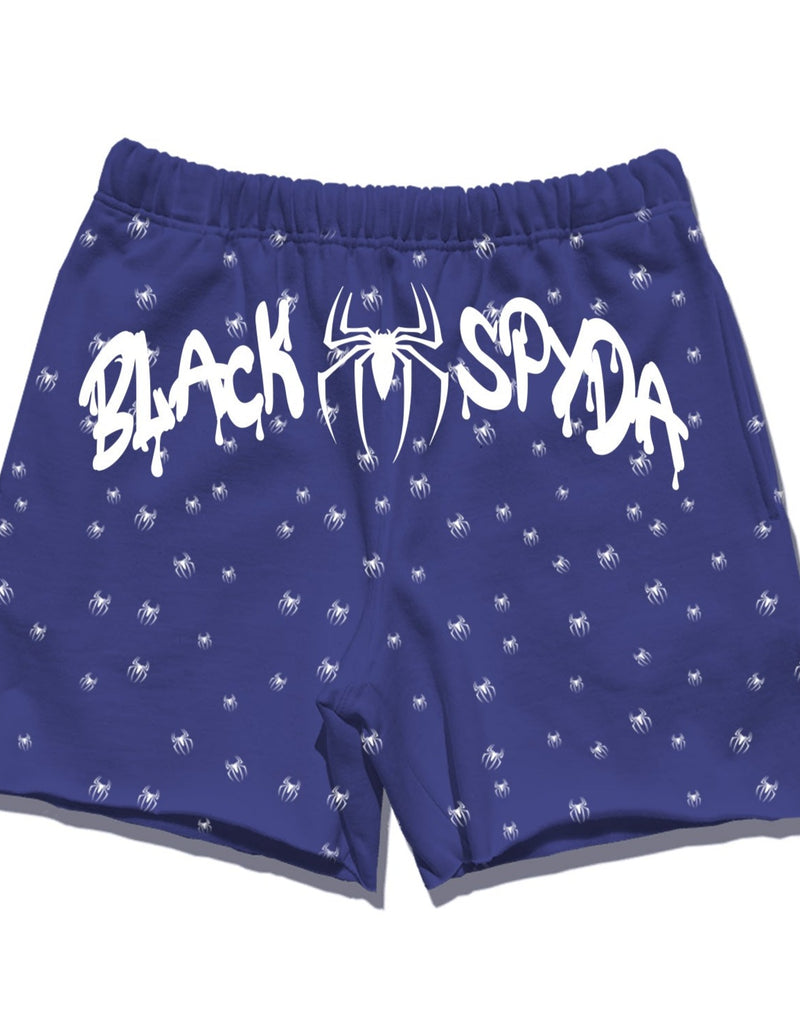 BLACK SPYDA ALL OVER SHORTS - ROYAL